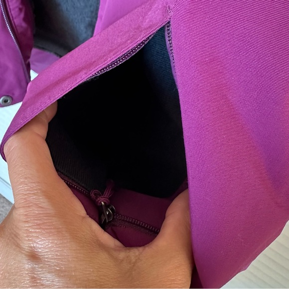 Cabela’s Women’s XL Purple Fleece-Lined Hooded Jacket Coat - Picture 7 of 15